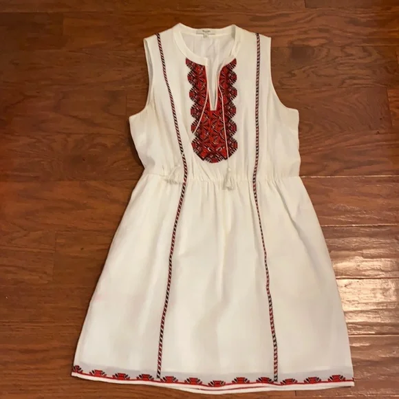 madewell embroidered dress Lily Embroidered Maxi Dress main image 0